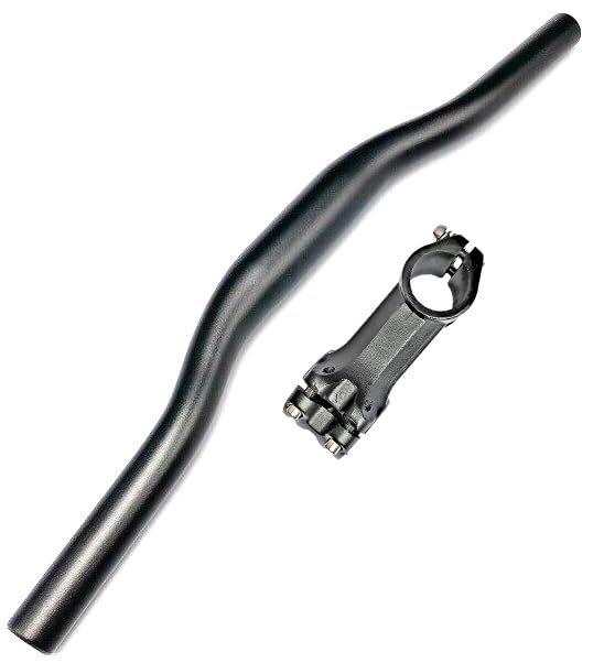 NSV Cycle Handlebar for Mountain Bike, BMX, Road Bikes, MTB, Cruiser With Cycle Handle Stem Universal Short Handlebar Stem