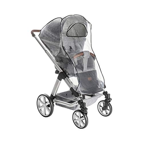 reer RainCover Classic Regenschutz | Universell einsetzbar für Kombi‑Kinderwagen mit Hartschale, Softtragetaschen & Sportwagen… – Ansicht 2