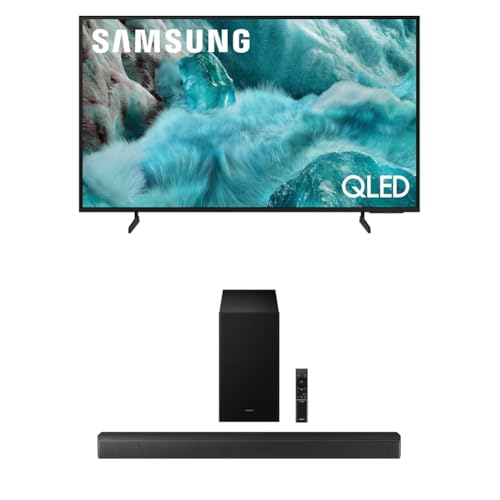 Samsung 75-Inch Class QLED Q7F Series Samsung Vision AI Smart TV (2025 Model, 75Q7F) B-Series Soundbar HW-B630F 3.1 ch DTS Virtual:X Soundbar with Subwoofer (2025 Model)