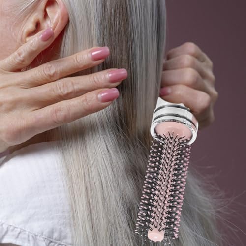 Cepillo de pelo retráctil que masajea el cuero cabelludo y desenreda con cerdas de jabalí naturales. 7