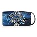 Produktbild QMIN Tragbare Kulturtasche Aquarell Galaxy Dreamcatcher Adler Kulturbeutel Reisetasche Kosmetiktasche Make-up-Tasche Aufbewahrungstasche für Jungen Mädchen Damen Herren