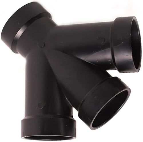 Miniatura 3 de MaxLLTo Reemplazo 92171 2 pulgadas 45 grados ABS doble Wye para fontanería Thrifco 6792171