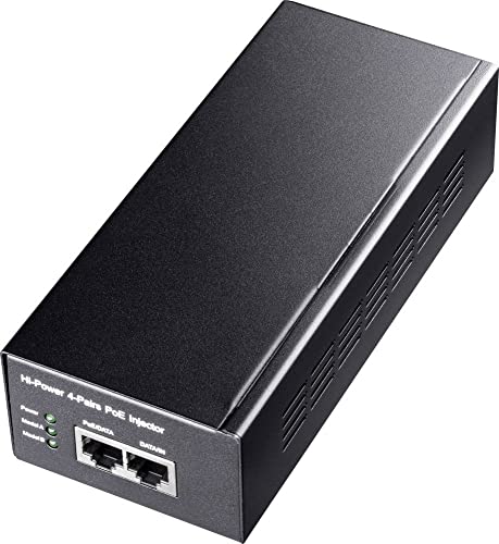 Cudy POE300 60W Inyector PoE+ Gigabit, hasta 60W Fuente de alimentación, 10 100   1000Mbps blindado RJ-45, IEEE 802.3af   802.3at compatible, Plug and Play, compacto y rentable