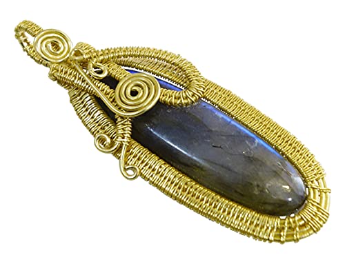Pendentif Labradorite unisexe pour sublimer vos bijoux de mode
