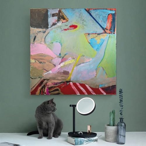 Impression sur toile Bernice Bing tableau abstrait moderne bureau sans cadre - 3