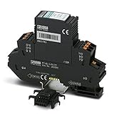 PHOENIX CONTACT PT-IQ-3-PB-PT Überspannungsschutz, Bestehend aus Schutzstecker & Basiselement, mit Integrierter Mehrstufiger Statusanzeige am Modul für drei Signaladern mit gemeinsamen Bezugspotenzial