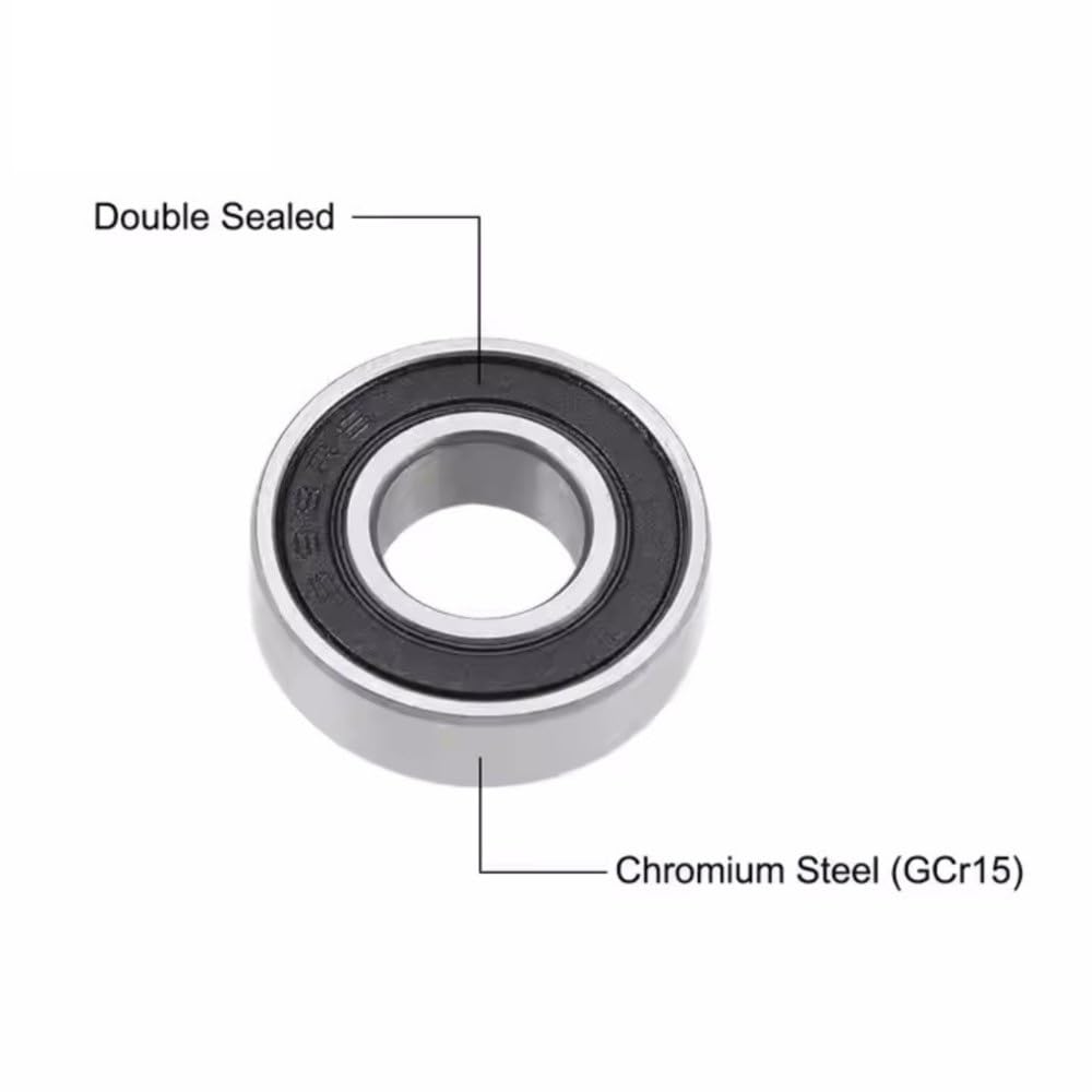 1-10pcs 634 636 638 695 696 698 699 2RS Rubber Sealed Deep Groove Ball Bearing Miniature(5pcs 699 2rs)