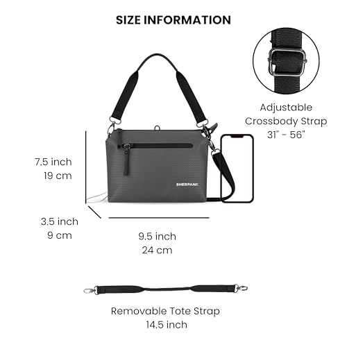 Image of Sherpani Mei, Small Anti Theft Crossbody Purse, Lightweight Cross Body Bag, Handbags, Fashion Trio Bag