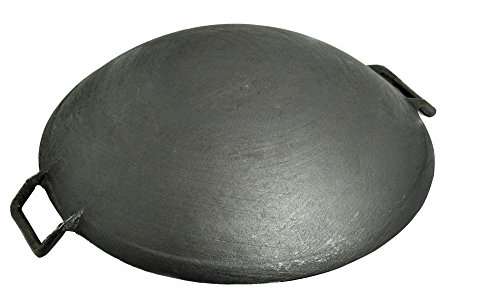 Light Weight Traditional Cast Iron Wok with Wok Ring, 340mm (13.39-Inch) - Thumbnail 3