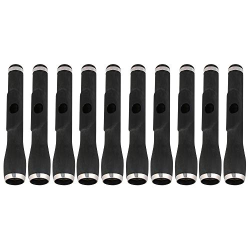 Bstinay Black Wood 15mm Piccolo Head Joint Piccolo Replacement Parts Pack of 10