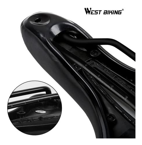 W WEST BIKING Banco Bicicleta Selim Bike em Gel Extremamente confortável MTB BMX Downhill Speed West