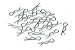 HPI Racing 6122 Body Pin (20-Piece), Medium, Chrome