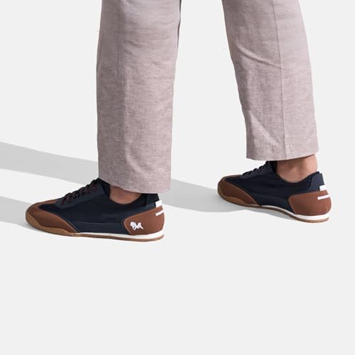 Image of Neeman's The Urban Ease Sneakers for Men | Lightweight Canvas with Vegan Suede & Nylon Upper | Breathable, Flexible & Cushioned Everyday Footwear