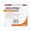 FRONTPRO 3 Compresse Masticabili Antiparassitario per Cani di Peso 2-4 kg Protegge da Pulci e Zecche, Antipulci in Confezione da 3 Compresse da 11.3 mg di Afoxolaner, 2kg-4kg