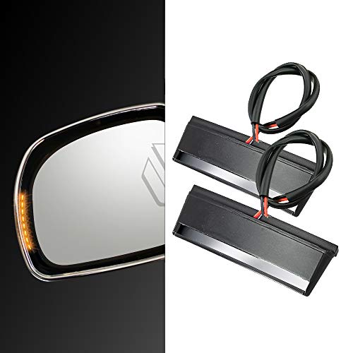 Motorcycle Turn Signal LED Side Mirror Lights Case for Honda GOLDWING GL1800 2001-2017