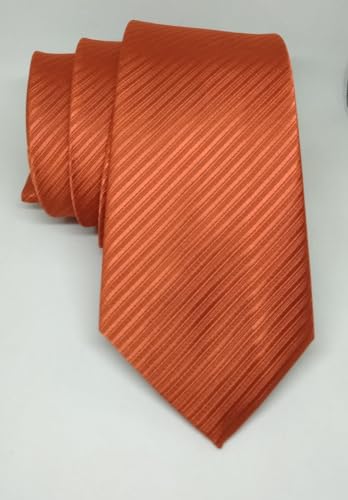 Gravata Semi Slim Terracota Adulto Padrinhos