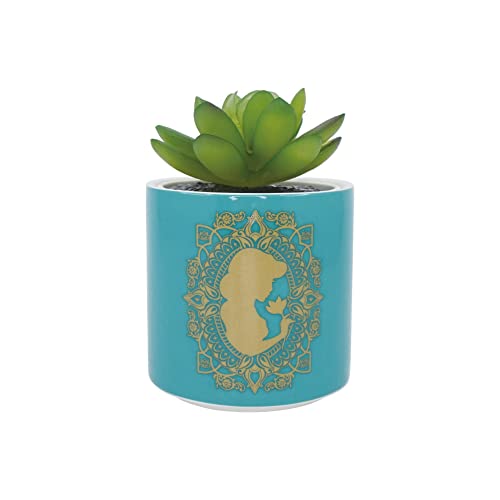 Disney Pot de Fleurs en grès, Turquoise, 150 ML