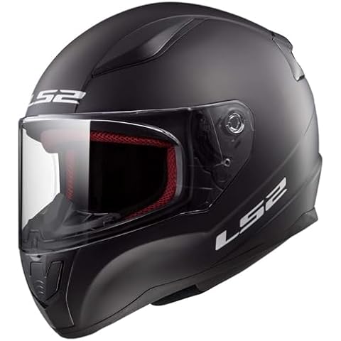 LS2 Helmets Full Face Rapid Street Helmet (Matte Black - 4X-Large) Cover