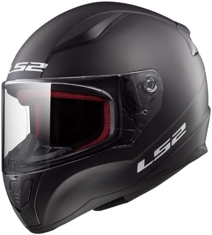 LS2 Helmets Full Face Rapid Street Helmet (Matte Black - X-Large)
