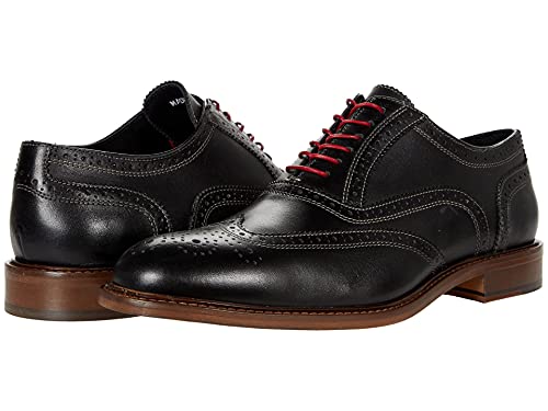 Massimo Matteo Italian Wing Tip Black 9 D (M)