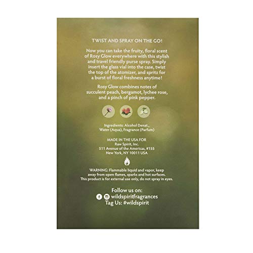 Wild Spirit Rosy Glow Eau De Parfum Atomizer | Juicy, Floral Cruelty-Free Perfume For Women, 9.7Ml #TOP1