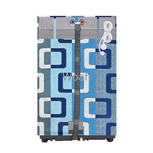 Image of WOAH Top Load Fully Autometic Washing Machine Cover Compatible With ifb samsung bosch whirlpool haier lg and All Brand Universal Size 7kg | 7.5kg | 8kg (Blue Box) D