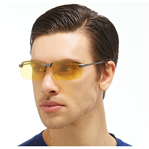 Anti-glare Driving Night Vision Glasses For Men Polarized Sunglasses Yellow Lens Eyeglasses Man Driver Goggles3