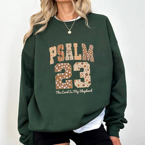 Psalm 23 Sweatshirt Fall Sweater Funny Thanksgiving Christian Sweatshirt Faith Shirt4