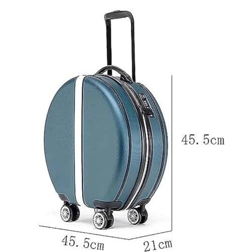 Luggage Travel Gear 18 Inch Carry On Lugage Round Suitcases with Wheels Portable Lugage Suitcase Checked(A)2