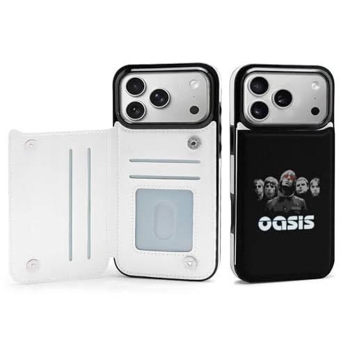 手帳型 オアシス OASIS バンド (5) 対応 iPhone 17 Pro Max ケース カード収納 スマホケース 財布型 携帯ケース 軽量 全面保護 スタンド機能 誕生日 プレゼント