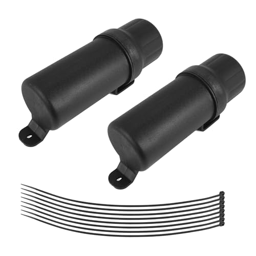 Boîte de rangement étanche pour moto tube d'outil 125mm contre la pluie