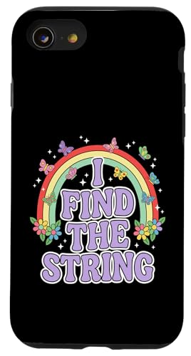 I FIND THE STRING �ʔ��� ��l ���[���A ���C���{�[ �X�}�z�P�[�X iPhone SE (2020) / 7 / 8 �p