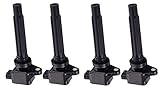 Pack of 4 Ignition Coils for 2007 2008 2009 Suzuki SX4 L4 2.0L Hatchback Sedan 33400-65J00 C1728 UF-562