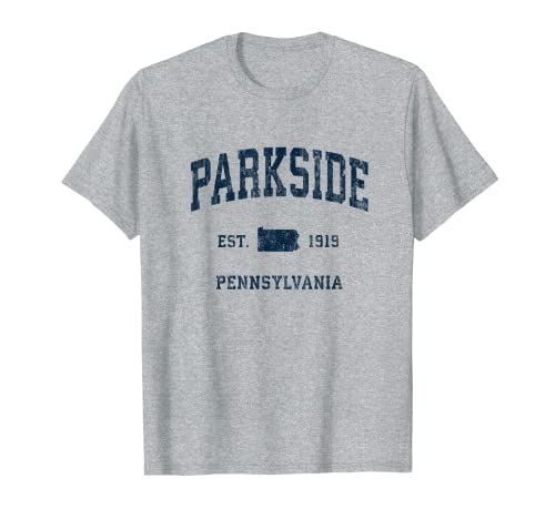Parkside Pennsylvania PA Sportliches Vintage-Sportdesign in Marineblau T-Shirt