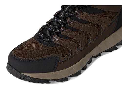 Columbia Womens Strata Trail Mid Waterproof, Cordovan/Granite Purple, 5.5 Wide