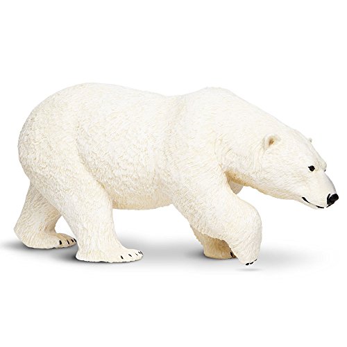 Safari Ltd Wildlife Wonders – Polar Bear – Realistic Hand Painted Toy Figurine Model – Quality Construction From Safe and BPA Free Materials – Made To-Scale – For Ages 3 and Up