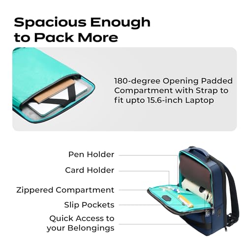 Image of Premium Laptop Messenger Bag - Durable Vegan Leather & Water-Resistant Briefcase for 15.6-inch Laptops - 3-Compartment Organizer, Ultra-Lightweight (435g)