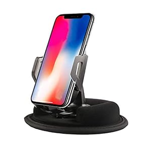 dosili Cell Phone Vehicle Mount,Dashboard Beanbag Friction Mount,2 in 1 Dashboard Mount and Car Air Vent Holder,for iPhone Android and Other Smartphones