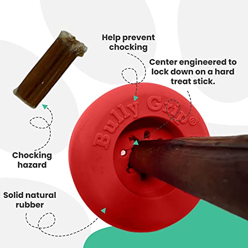 Bully Stick Halter für Hunde - Große Größe - Interaktives Hundespielzeug, Hundeleckerlihalter, Slow Feeder, Leckerli-Spender, Kauspielzeug und Hundesicherheitsvorrichtung