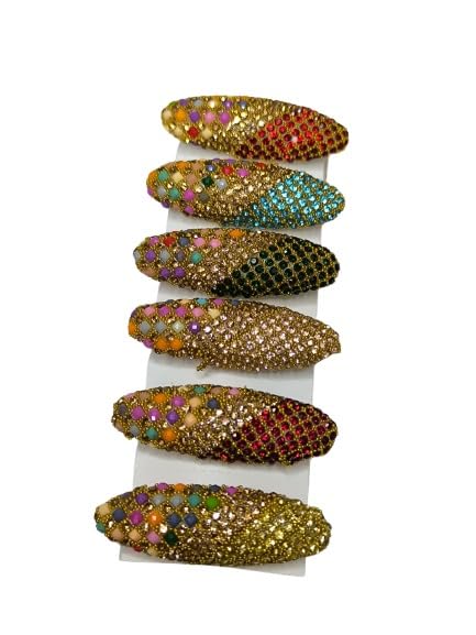 Sharanya Fashions | Multicolor Stone Saree pins, Pleats Pallu Chunri Clips, Safety Sari Pin for Women (Multicolor-3) (B0DFWTGM3P) Amazon Price History, Amazon Price Tracker