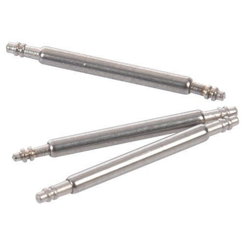 SODIAL(R) 100pzs Vastago barra de resorte Herramienta removedor de reparacion de reloj de pulsera 20mm