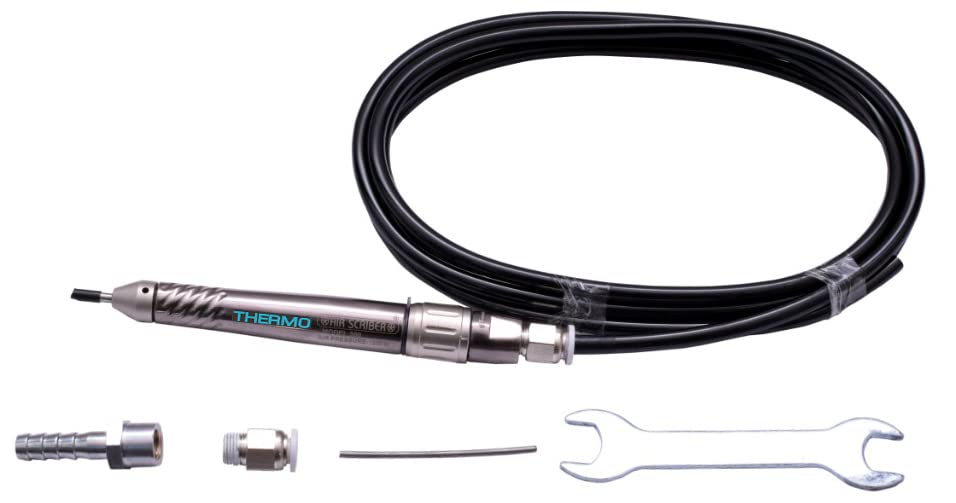 THERMO Engraving Pen | Metal Pneumatic Hammering with 1.5m Pipe | Dull Device for Engraving on Gold, Silver, Metal, Marble, Plastic - Made in Bharat