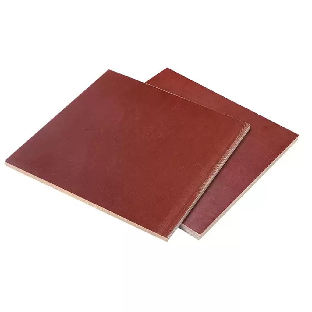 Gaohuaf One Color 1Pcs 1Mm 2Mm 3Mm 4Mm 5Mm 6Mm 8Mm Thick Phenolic Bakelite Sheet, Composite Insulated Glulam Board, Electrical Wooden Fabric Plate(4X250x250mm)