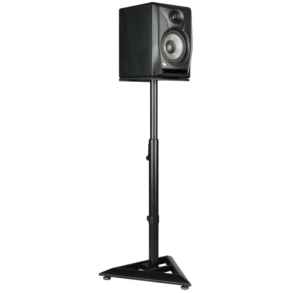 Proel DHSMSA - Supporto professionale versatile 3-in-1 per diffusori monitor audio da studio, Nero