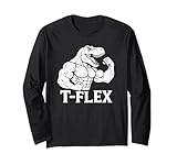 T-FLEX Dinosaur Bodybuilder Buff T-Rex Flexing Gym