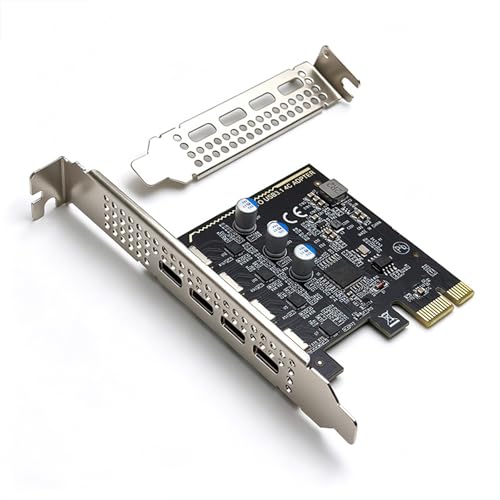 Carte PCIe USB Type C pour ajouter 4 ports indépendants à un boîtier PC compact