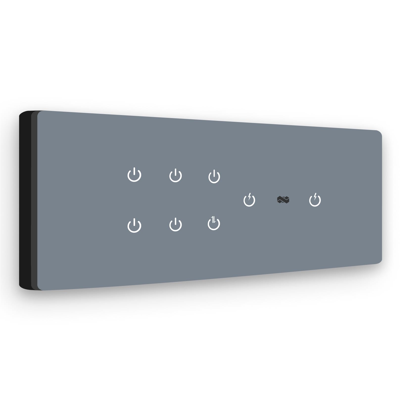 Sponsored Ad - Iotics Smart Wifi Switch Board: 8 x Switch Module. Touch Control, Remote, App Control. Voice Control with Alexa & Assistant. Smart Touch Switch Board For Home Automation (Grey), 240 Volts