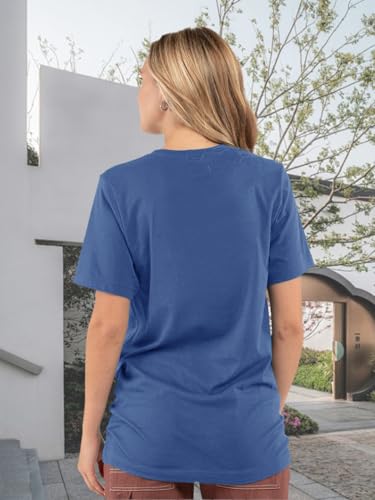 Image of Magic Kingdom Castle Shirt Holiday Short Sleeve Boho Clothes for Women