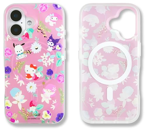 Sonix x Sanrio Case for iPhone 16 | Compatible with MagSafe | 10ft Drop Tested | Hello Kitty and Friends Floral by Sonix - Used condition - US$20.98