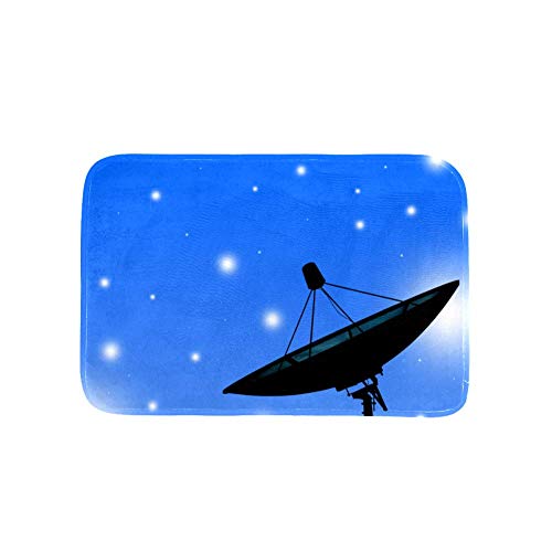 Satellitenschüssel-Teppich, Bodenmatte für Küche, Schlafzimmer, Wohnzimmer, Kinderzimmer, 78,7 x 50,8 cm, Polyester, multi, 152x99cm/60x39in